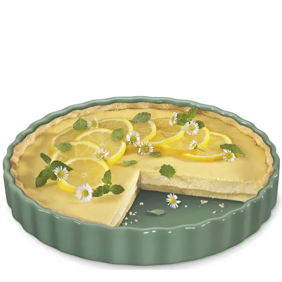 KÜCHENPROFI | Porto | forma do tarty, ceramika, 27 cm, zielona