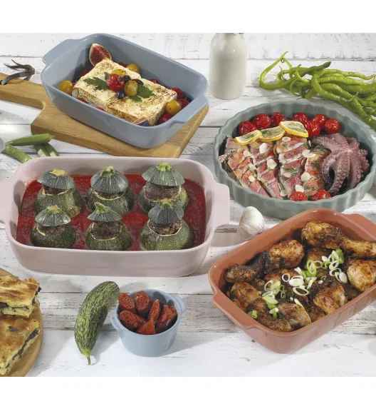 KÜCHENPROFI | Porto | forma do tarty, ceramika, 27 cm, koralowa