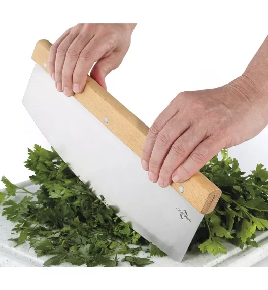 KÜCHENPROFI | nóż do pizzy, stal nierdzewna/drewno bukowe, 32 cm