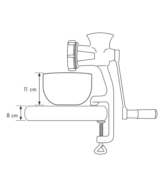 KÜCHENPROFI | Solido | maszynka do mięsa, stal nierdzewna, 12,5 x 10 x 40 cm