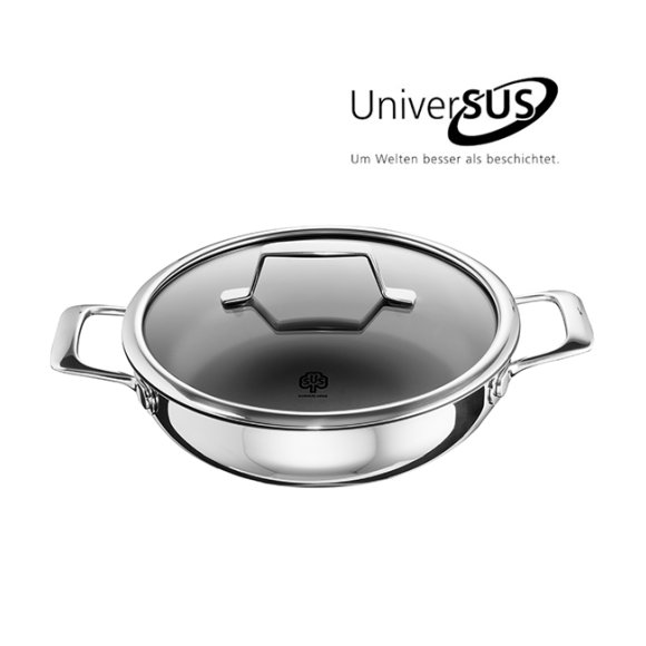 WYPRZEDAŻ! SCHULTE-UFER ASTRAL Patelnia 24 cm / do duszenia / ze strukturą powierzchni UniverSUS