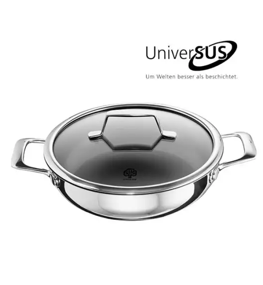 WYPRZEDAŻ! SCHULTE-UFER ASTRAL Patelnia 28 cm / do duszenia / ze strukturą powierzchni UniverSUS