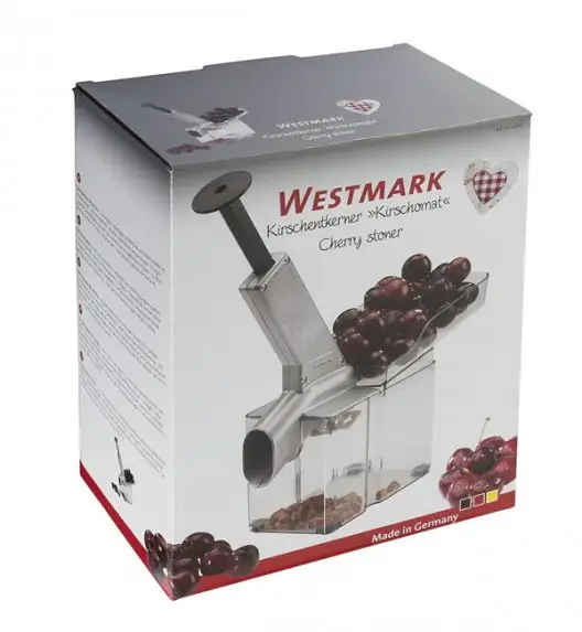 WESTMARK KRISCHOMAT Stalowa drylownica do wiśni z pojemnikiem