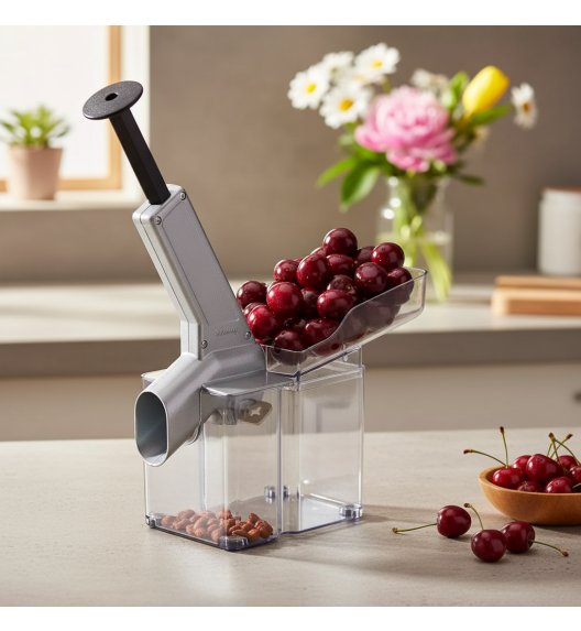 WESTMARK KRISCHOMAT Stalowa drylownica do wiśni z pojemnikiem