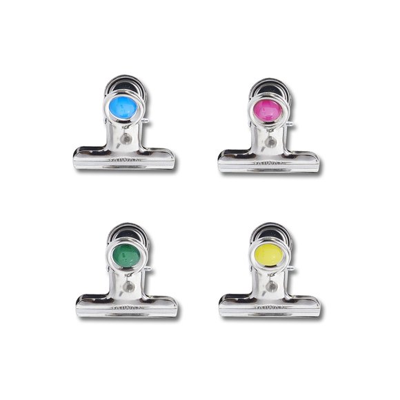 WYPRZEDAŻ! ZELLER Zestaw magnesów Clips / 4 sztuki