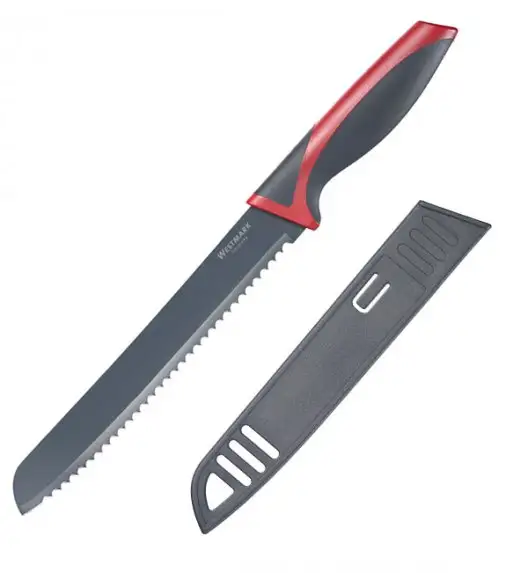 WYPRZEDAŻ! WESTMARK Nóż do chleba 19 cm / nieprzywierająca powłoka antybakteryjna