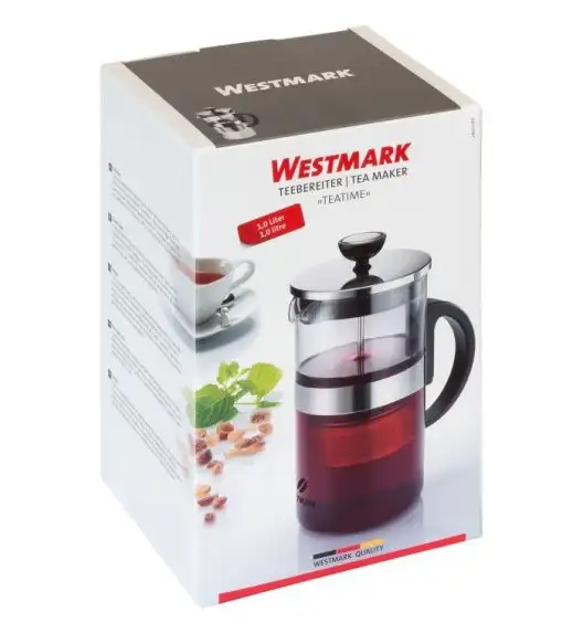 WYPRZEDAŻ! WESTMARK TEATIME Zaparzacz do herbaty 1 l