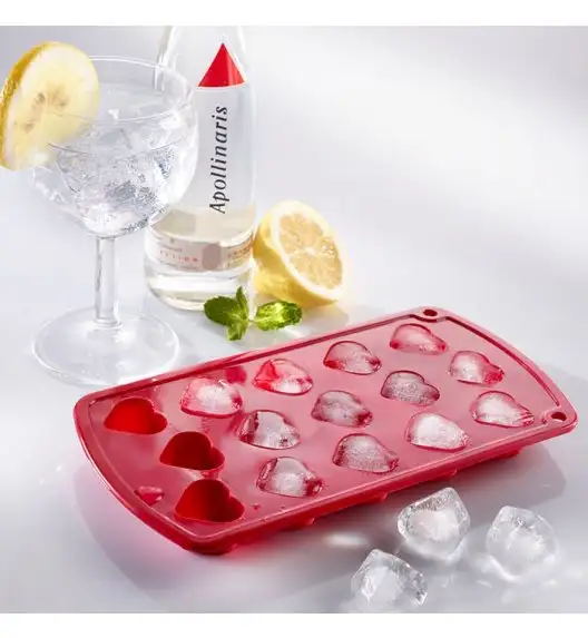 WYPRZEDAŻ! WESTMARK CLASSIC Silikonowa forma do czekoladek serce / czerwona