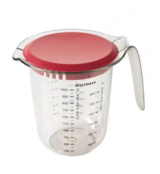 WYPRZEDAŻ! WESTMARK Miarka kuchenna z lejkiem i pokrywką 1,0 L 