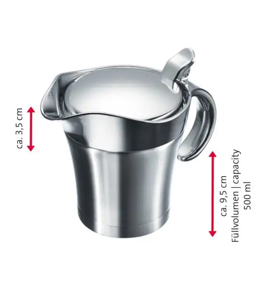 WYPRZEDAŻ! WESTMARK Metalowa sosjerka z podwójną ścianką