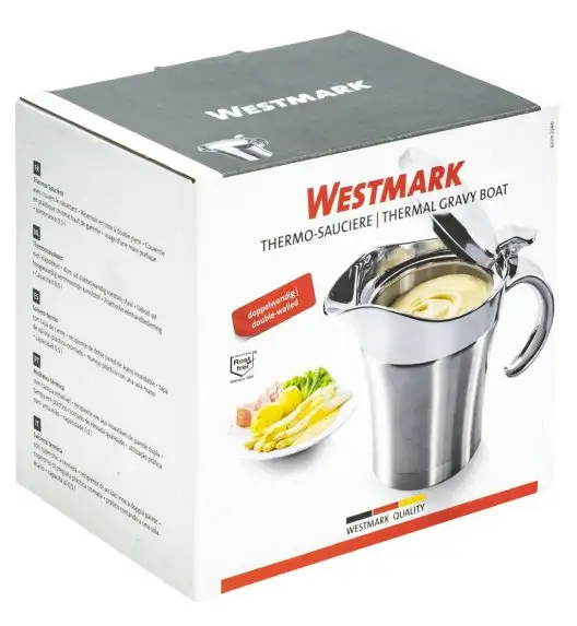 WYPRZEDAŻ! WESTMARK Metalowa sosjerka z podwójną ścianką