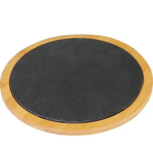 WYPRZEDAŻ! WESTMARK Deska do serwowania ø 28 cm / łupek + bambus