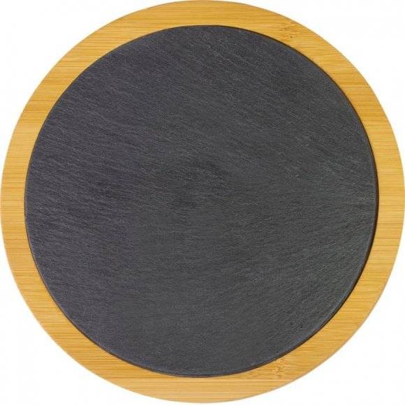 WYPRZEDAŻ! WESTMARK Deska do serwowania ø 28 cm / łupek + bambus