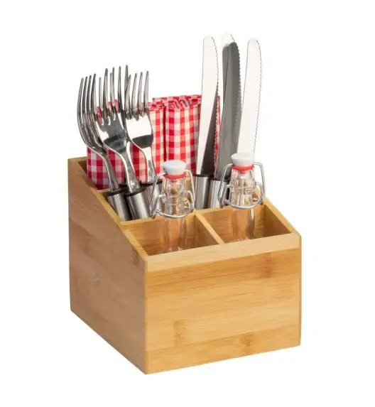 WYPRZEDAŻ! WESTMARK Bambusowy pojemnik na przybory sztućce Tapas+Friends