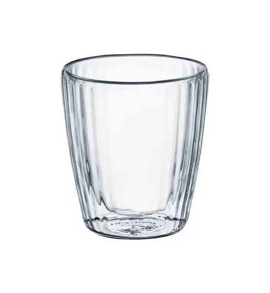 AMBITION CURLY Komplet 2 szklanek termicznych 250 ml / ryflowane wykończenie