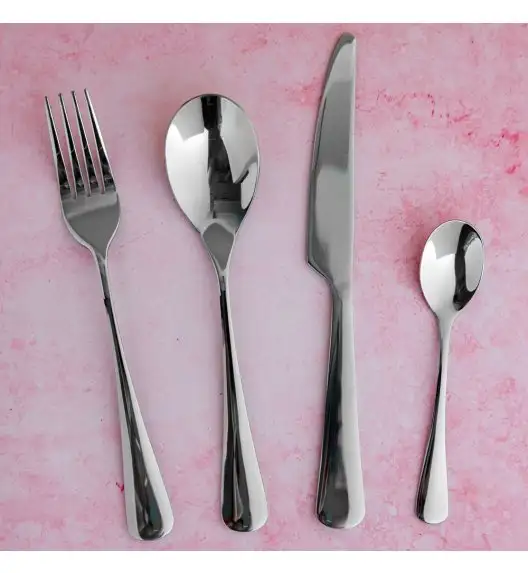 AMBITION RAVE Sztućce Komplet 24 el dla 6 osób / LUZEM / połysk