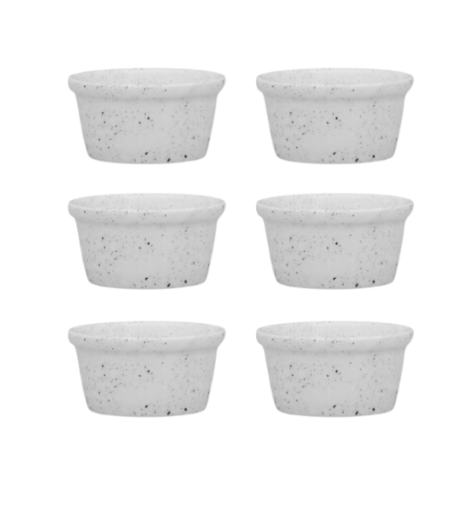 LUBIANA AMERYKA 6750 | Kokilka czarka 100 ml / porcelana x 6 SZTUK