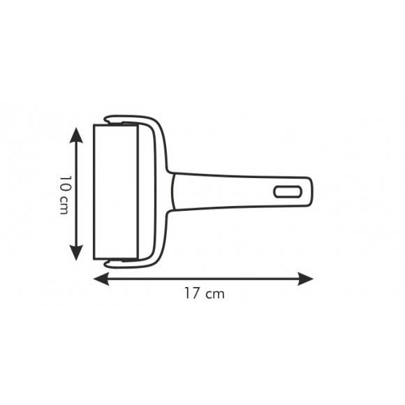 TESCOMA DELICIA Szeroki wałek do ciasta z rączką / tworzywo sztuczne VIDEO
