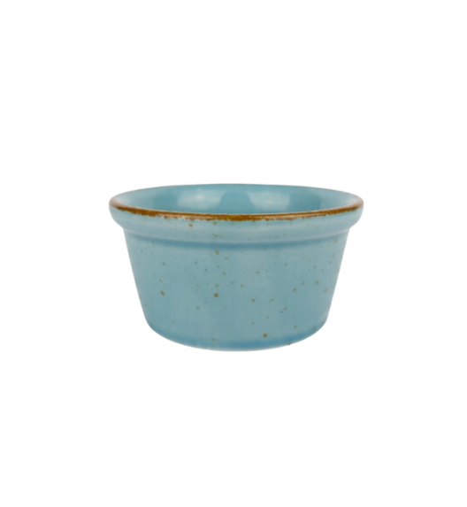 LUBIANA AMERYKA K630 TURKUS | Kokilka czarka 100 ml / porcelana x 6 SZTUK