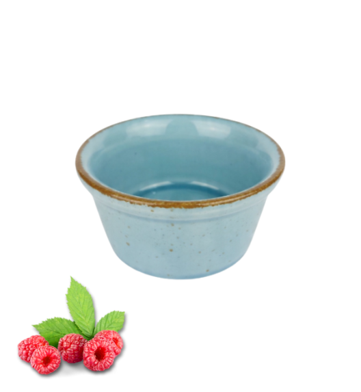 LUBIANA AMERYKA K630 TURKUS | Kokilka czarka 100 ml / porcelana x 12 SZTUK