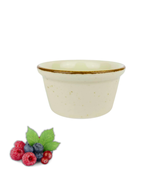 LUBIANA AMERYKA KE30 KREM | Kokilka czarka 100 ml / porcelana x 6 SZTUK