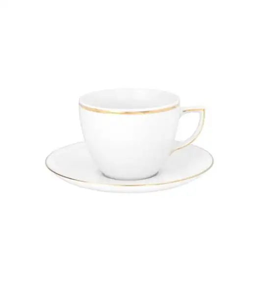 CHODZIEŻ CITY ZŁOTY B326 Serwis kawowy 36 el / 18 osób / porcelana