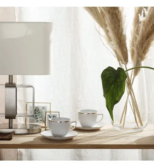 CHODZIEŻ CITY ZŁOTY B326 Serwis kawowy 36 el / 18 osób / porcelana