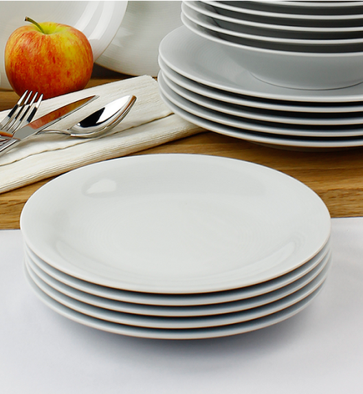 LUBIANA TIAGO Serwis obiadowy porcelana 36 el / 12 os