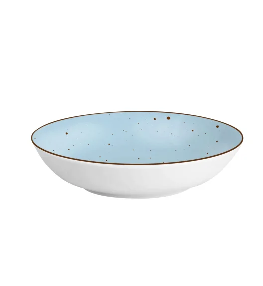MG HOME | ZESTAW OBIADOWY Z PORCELANY GEMMA BLUE 18 EL / 6 OS