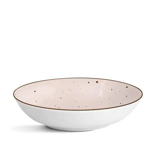 MG HOME | ZESTAW OBIADOWY Z PORCELANY GEMMA PINK 18 EL / 6 OS