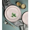 MG HOME | ZESTAW OBIADOWY Z PORCELANY GEMMA PINK 18 EL / 6 OS