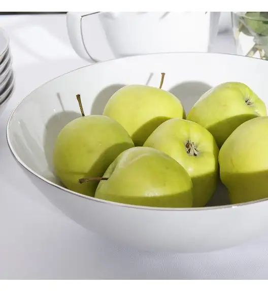 CHODZIEŻ CITY B325 PLATYNOWE Serwis obiadowy 45 el / 12 osób / porcelana