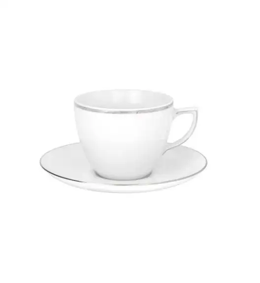 CHODZIEŻ CITY PLATYNOWA B325 Serwis kawowy 24 el / 12 osób / porcelana
