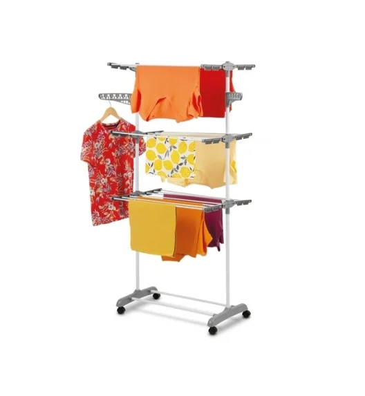 KönigHOFFER | Suszarka na pranie pionowa składana szer. 55 cm / biała