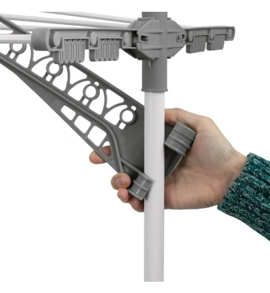 KönigHOFFER | Suszarka na pranie pionowa składana szer. 55 cm / biała