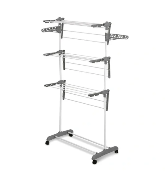 KönigHOFFER | Suszarka na pranie pionowa składana szer. 55 cm / biała