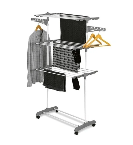 KönigHOFFER | Suszarka na pranie pionowa składana szer. 55 cm / biała
