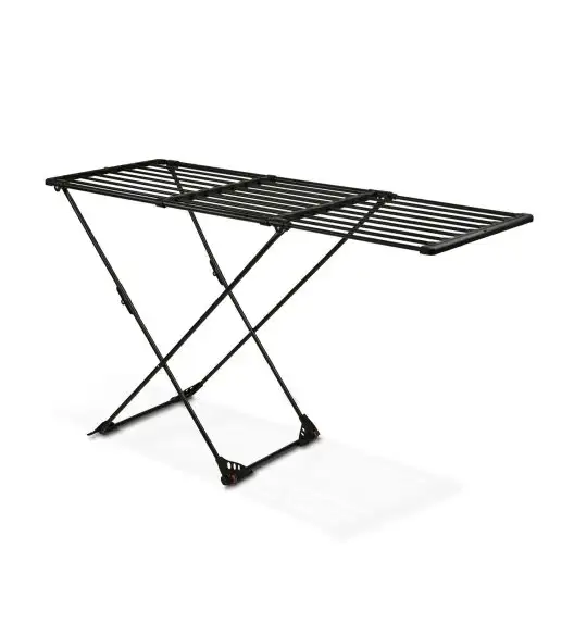 KönigHOFFER | LARA BLACK Suszarka na pranie rozkładana 108-190 cm / czarna