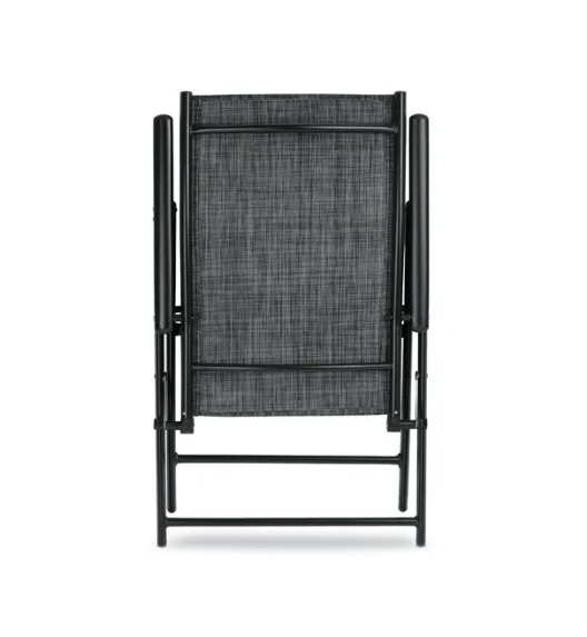 TADAR | Krzesło ogrodowe balkonowe regulowane / szare