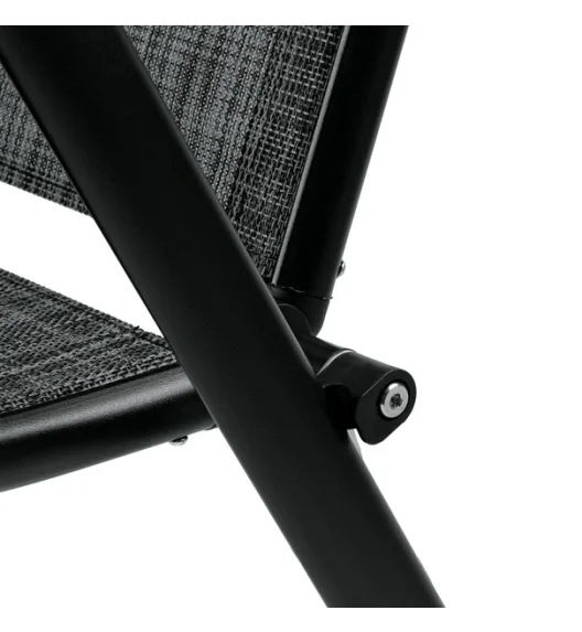 TADAR | Krzesło ogrodowe balkonowe regulowane / szare