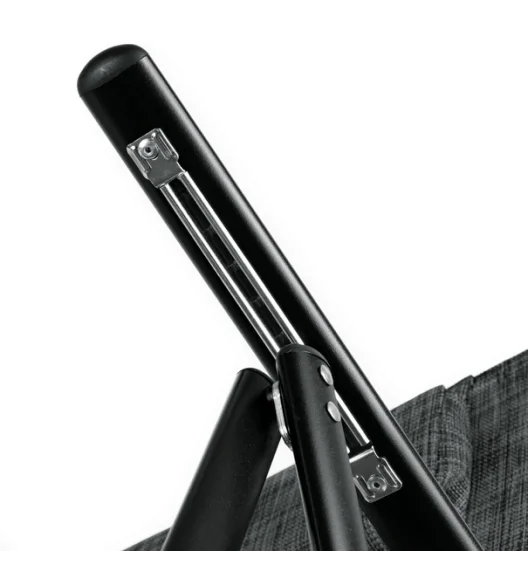 TADAR | Krzesło ogrodowe balkonowe regulowane / szare