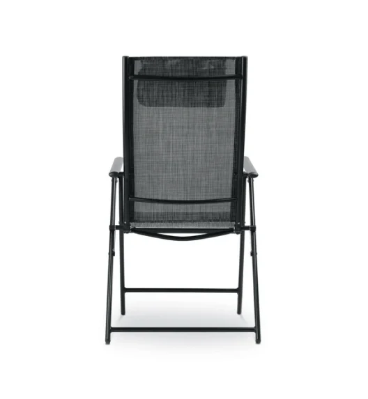 TADAR | Krzesło ogrodowe balkonowe regulowane / szare