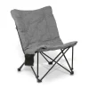 TADAR RELAX Fotel turystyczny wędkarski składany z torbą / szary
