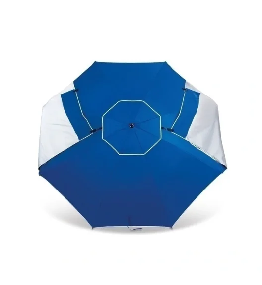 TADAR DELUXE Parasol plażowy z pokrowcem ala namiot / niebieski