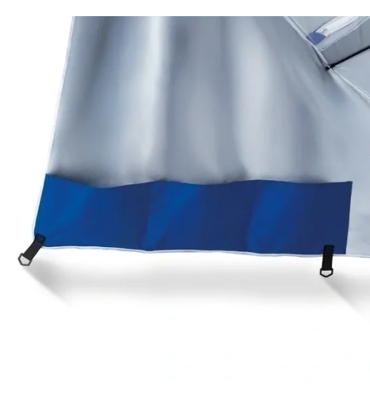 TADAR DELUXE Parasol plażowy z pokrowcem ala namiot / niebieski