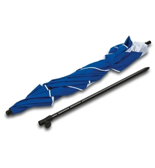 TADAR DELUXE Parasol plażowy z pokrowcem ala namiot / niebieski