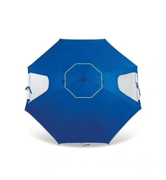 TADAR DELUXE Parasol plażowy z pokrowcem ala namiot / niebieski