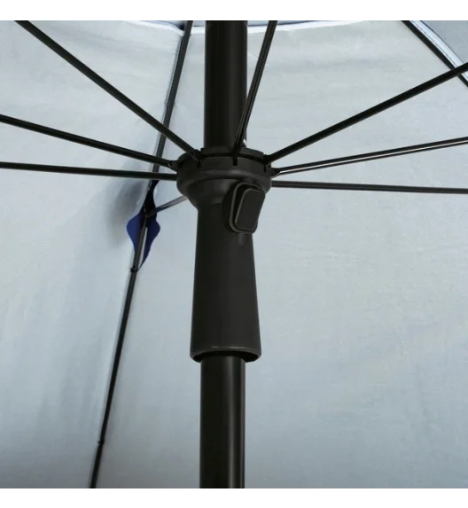 TADAR DELUXE Parasol plażowy z pokrowcem ala namiot / niebieski