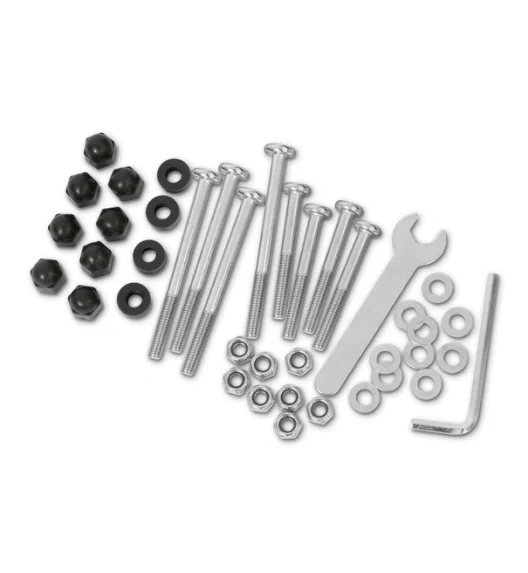 TADAR | Komplet krzesło ogrodowe składane taras balkon 2 szt / czarne