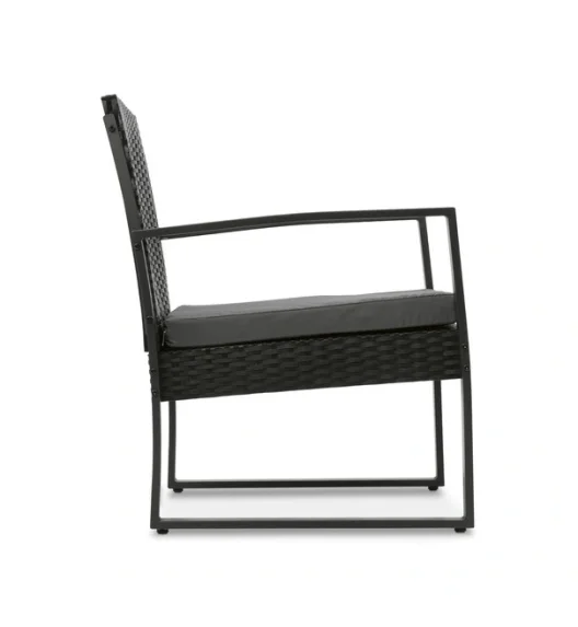 TADAR | MADERA Meble ogrodowe komplet zestaw stolik + 2 krzesła poduszki / 5 el